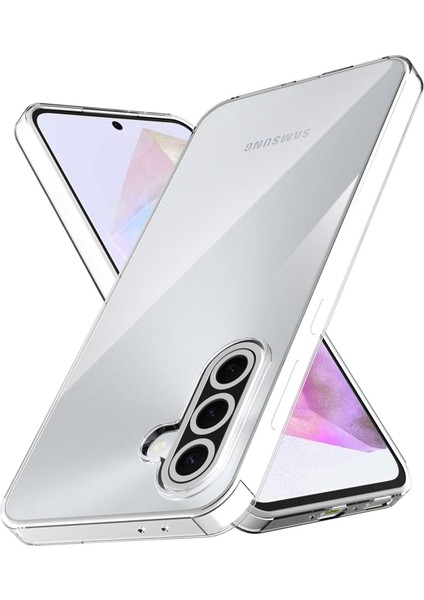 Samsung Galaxy A56 Uyumlu Şeffaf Kamera Korumalı Kılıf