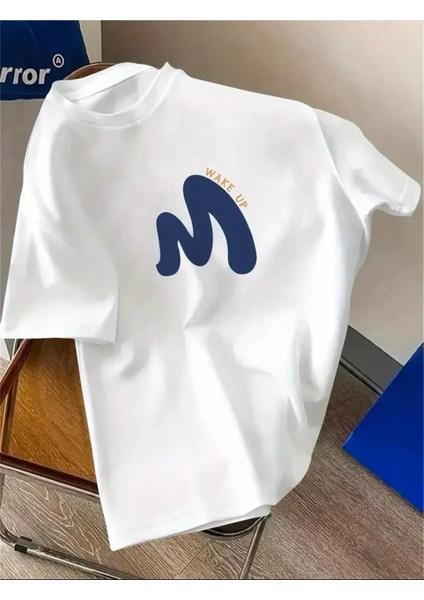 Wake Up Yazı Detaylı Basic T-Shirt fiyatları