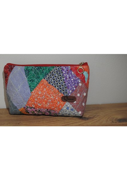 Kırkyama Patchwork Kalem Kutusu&makyaj Çantası