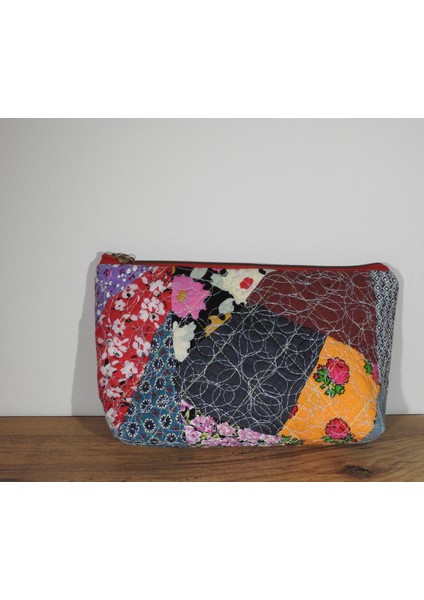 Kırkyama Patchwork Kalem Kutusu&makyaj Çantası