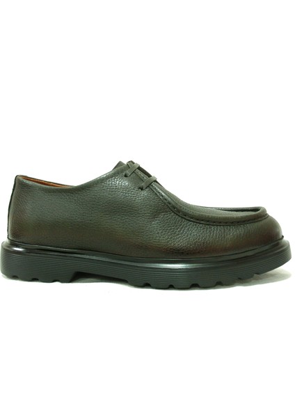 Haki Yeşil Bağcıklı Anatomik Comfort Casual Ayakkabı