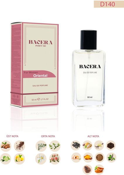 D140 Oriental Kadın Parfüm 50 ml