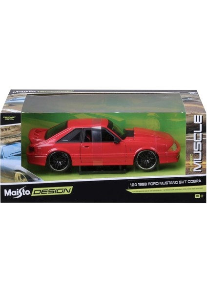 Nessiworld May 32549 1:24 1993 Ford Mustang Svt Cobra Model Araba -Necotoys