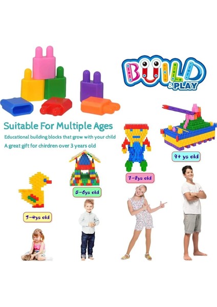 Constructo Stem Eğitici Oyuncak Yapı Oyuncağı Montessori Zeka Oyunu Yapı Taşları Seti 200 Parça modelleri