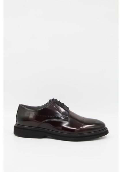 101 5ym 4176 Erkek Klasik Ayakkabı - Bordo
