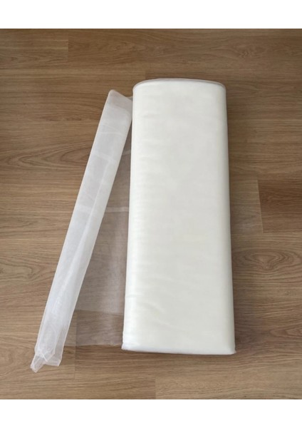 Krem Kristal Tül 10 Mt Boy 3 Mt En