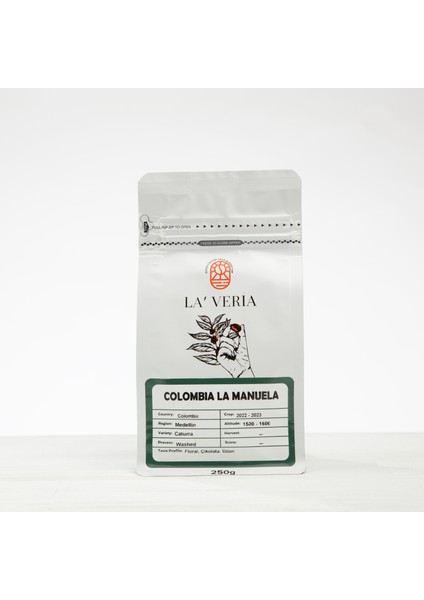 Colombia La Manuela Filtre 250 Gram