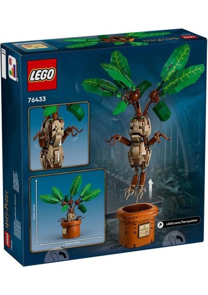 Nessiworld 76433 LEGO Harry Potter - Adamotu - Mandrake 579 Parça +10 Yaş