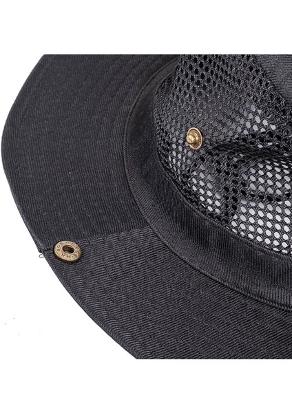 Fileli Outdoor Şapka - Balıkçı Şapka - Siyah - ART-7502 modelleri