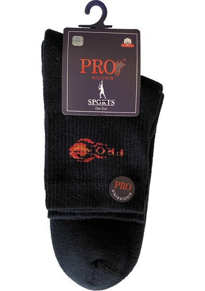 14012 Aztec Havlu Erkek Patik Çorabı Siyah 41-44