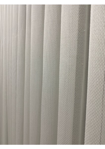 4001 Ağır Gramajlı Modern Ekru Tül Perde 1/2,5 Orta Normal Pileli