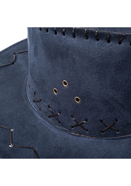 Kovboy Şapkası - Fötr Şapka - Petrol Mavisi - HG-200 modelleri