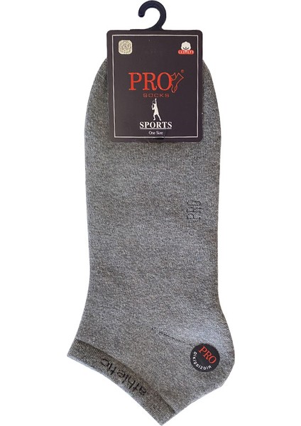 14003 Atletıch Havlu Erkek Patik Çorabı Açık Gri 41-44