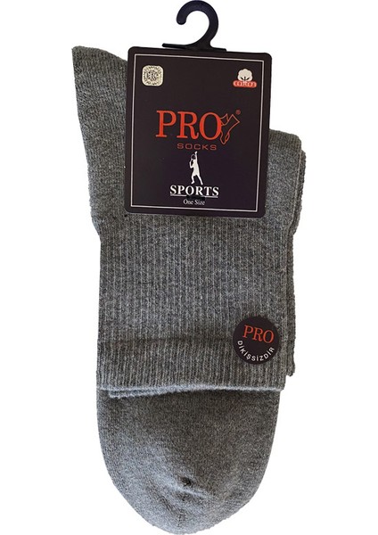 14013 Havlu Erkek Patik Çorabı Açık Gri 41-44