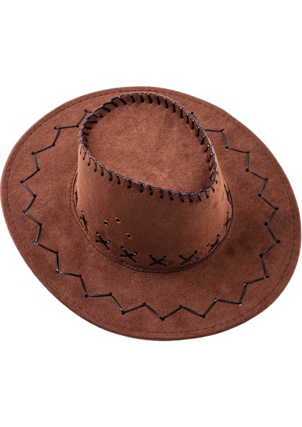 Kovboy Şapkası - Fötr Şapka - Açık Kahve - HG-200 fiyatları