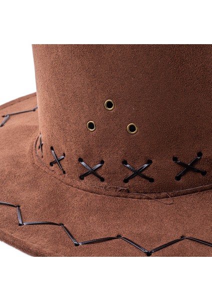Kovboy Şapkası - Fötr Şapka - Açık Kahve - HG-200 modelleri