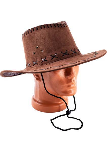 Kovboy Şapkası - Fötr Şapka - Açık Kahve - HG-200 fırsatları