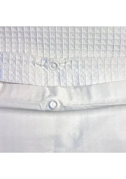 Bebek Pamuk Çift Taraflı Pike ve Poplin Fırfırlı Nevresim Takımı 100*150