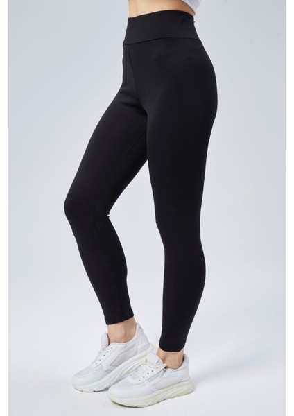 Toparlayıcı Yüksek Bel Kadın Günlük ve Spor Tayt