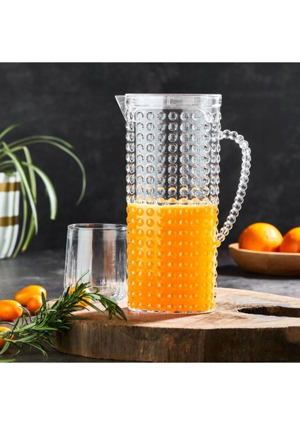 Sunumluk & Meşrubat & Parti Şeffaf Mika Boncuk Sürahi 1.5 Lt 1 Adet