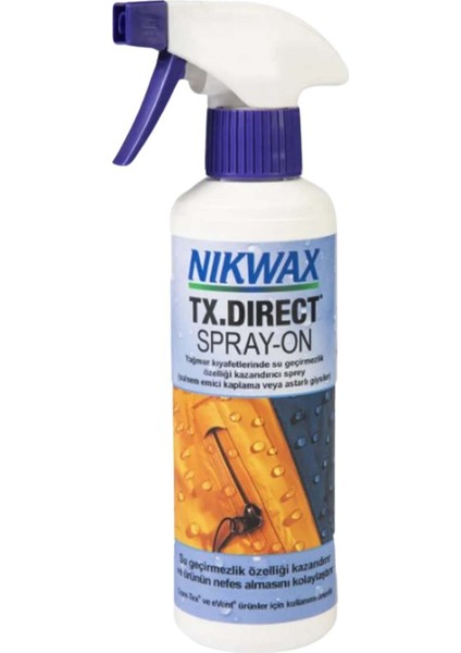 Teknik Kumaş Su Geçirmezlik Yıkama Spreyi - Nikwax - Tx.direct Spray-On - 300 ml