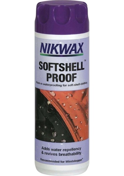 Softshell Kumaş Yıkama - Nikwax - Softshell Proof Wash-In - 300 ml