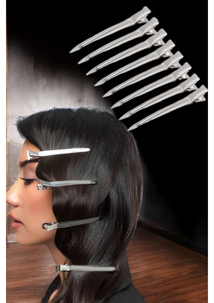 Metal Toka Saç Pensi 24 Adet 721371