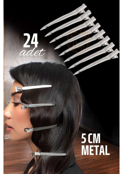 Metal Toka Saç Pensi 24 Adet 721371 fiyatları