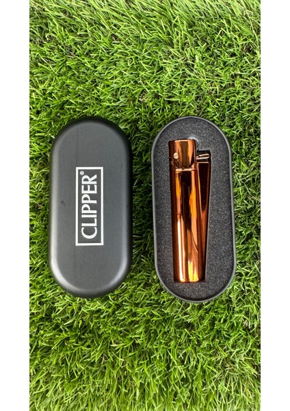 Dark Rose Gold Parlak Taşlı Çakmak