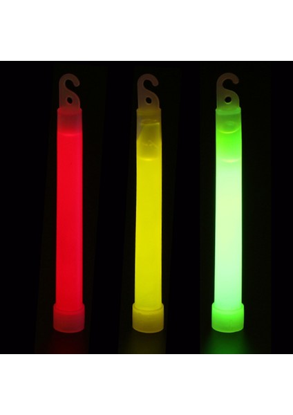 6" Kimyasal Işık Çubuğu - Kırmızı - 15 cm - Argeus Glow Stick
