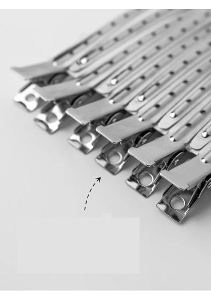 Saç Klipsi Metal Toka Profesyonel 6 Adet 721372