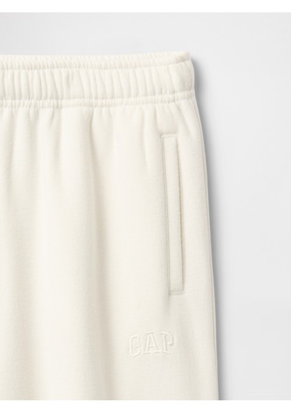 Kız Çocuk Beyaz Gap Logo Vintage Soft Eşofman Altı