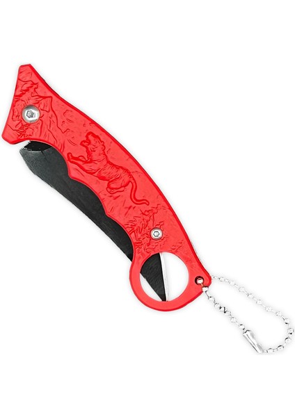 Savex Aslan Desenli Cep Çakısı Kırmızı (3836) modelleri