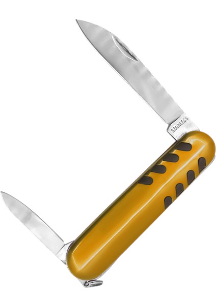 Argeus Çift Ağızlı Cep Çakısı Sarı (K5017-8) fiyatları