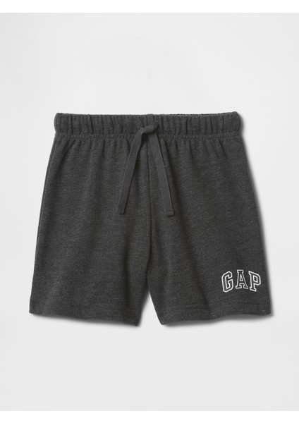 Erkek Bebek Gri Gap Logo Pull-On Şort