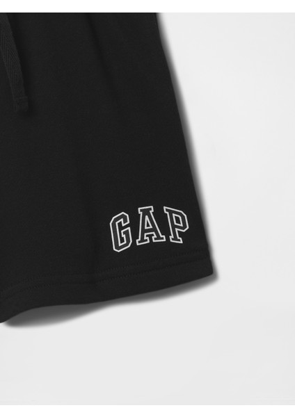 Erkek Bebek Siyah Gap Logo Pull-On Şort