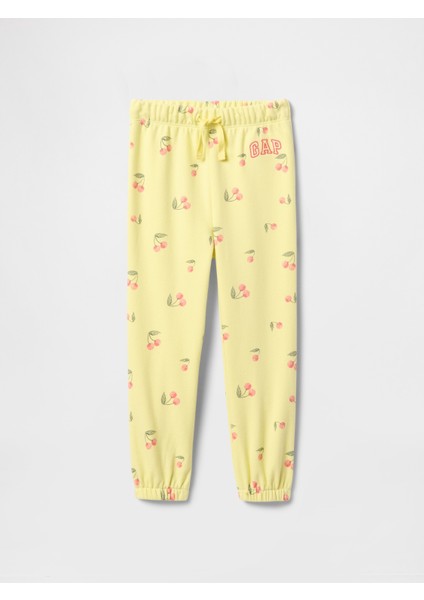 Kız Bebek Sarı Gap Logo Pull-On Jogger Eşofman Altı
