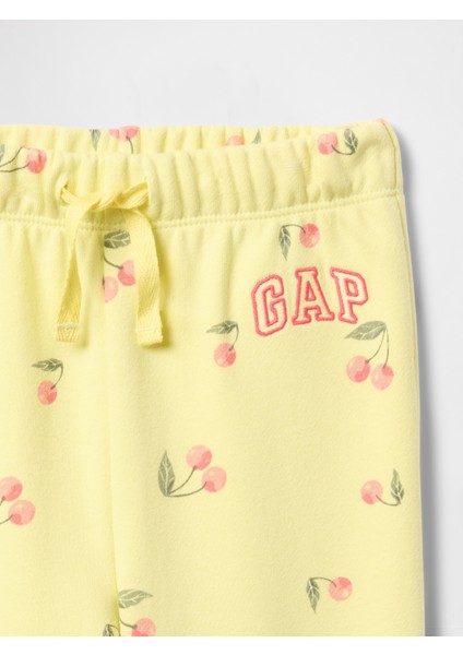 Kız Bebek Sarı Gap Logo Pull-On Jogger Eşofman Altı