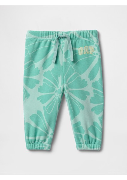 Kız Bebek Yeşil Gap Logo Pull-On Jogger Eşofman Altı