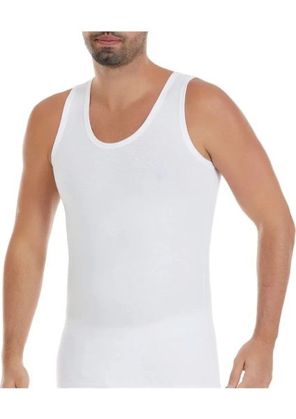 2'li Erkek Beyaz Modal Summer Yazlık Ince Atlet