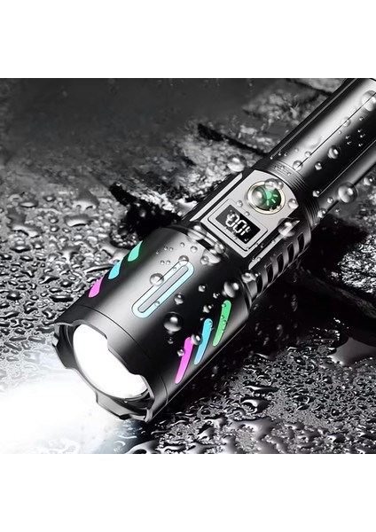 Wison 20W Fosforlu Şarjlı Metal El Feneri (WS-9944)