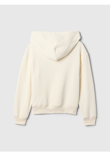 Kız Çocuk Bej Gap Logo Fleece Sweatshirt