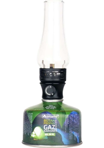 Vidalı Kamp-Kandil Lambası + 80 gr Kartuş L-193-80