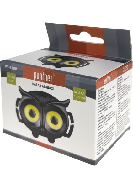 Panther Pilli Kafa Lambası PT-5100