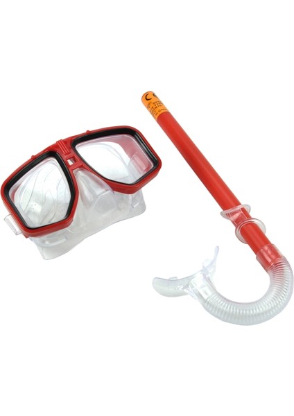 Vardem Dalış Maskesi ve Şnorkel Seti Kırmızı (SMG-M38S30)