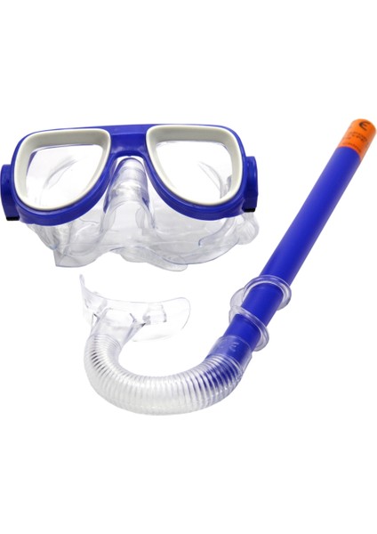 Vardem Oval Dalış Maskesi ve Şnorkel Seti Mavi (SMG-M25S80)