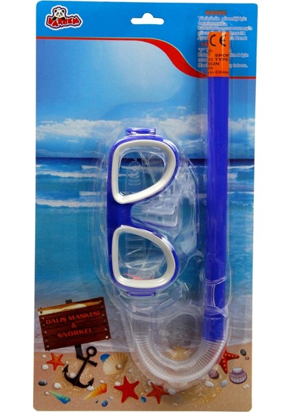 Vardem Oval Dalış Maskesi ve Şnorkel Seti Mavi (SMG-M25S80) fırsatları