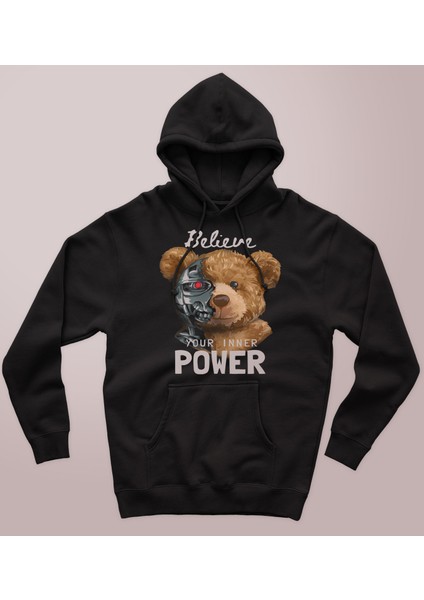 Teddy Bear - Terminator' Baskılı Hoodıe & Dar Kalıp Sweatshırt fiyatları