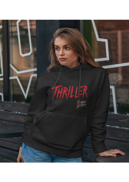 Michael Jackson - Thriller' Baskılı Hoodıe & Dar Kalıp Sweatshırt fiyatları