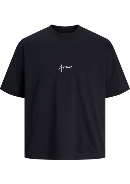 Jcodynamıc Scrıpt Tee Ss Crew Neck Erkek Siyah Tshirt 12273310-02 modelleri